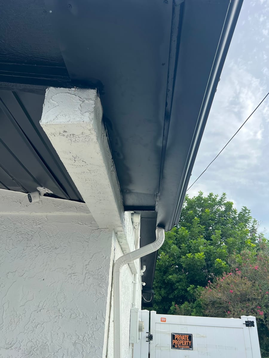 Exterior painting and trim finish by Handyman Pros FL